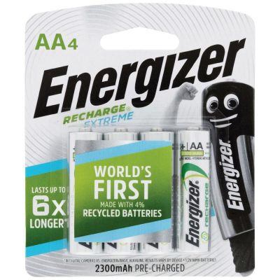 Energizer Battery Rechargeable Aa 4 Pack