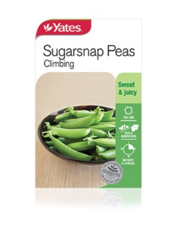 Yates Peas Sugarsnap Climbing C Seeds