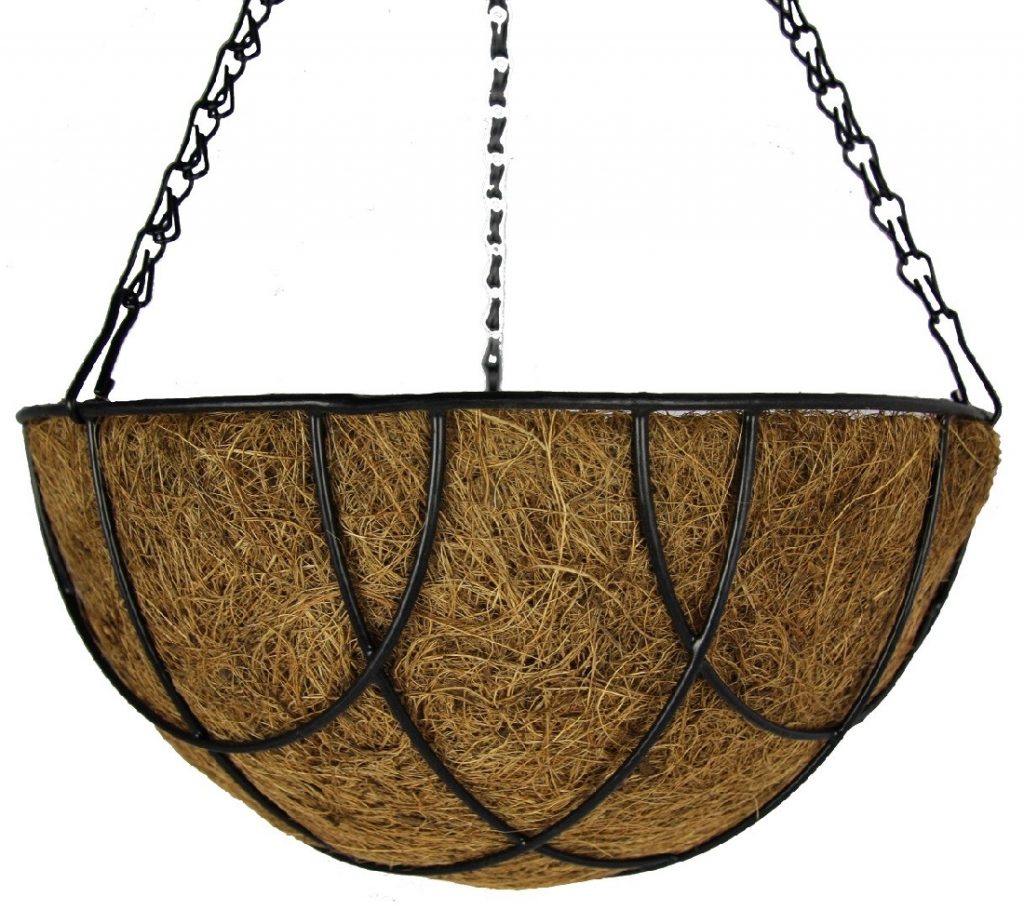 Black Wire Hanging Basket 30cm