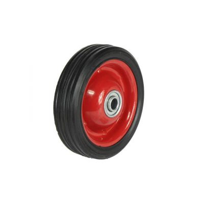 Tyre 125mm Red Rubber