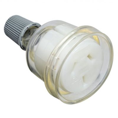 Hpm Electrical Extension Cord Socket End 10amp Clear