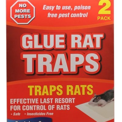 PEST CONTROL GLUE RAT TRAPS 2 PACK