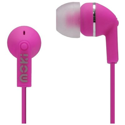 Moki Dots Noise Isolation Earbuds - Pink