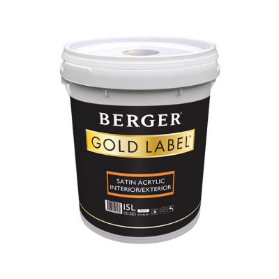 Berger Gold Acr Satin White 4l