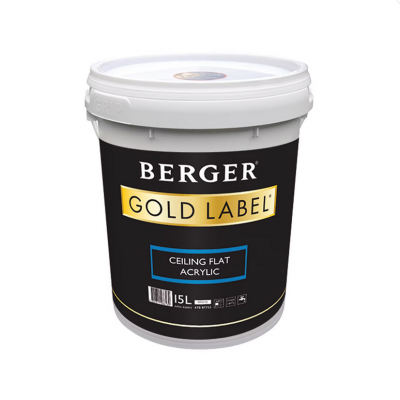 Berger Gold Ceiling Flat White 4l
