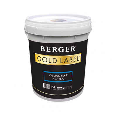 Berger Gold Ceiling Flat White 10l