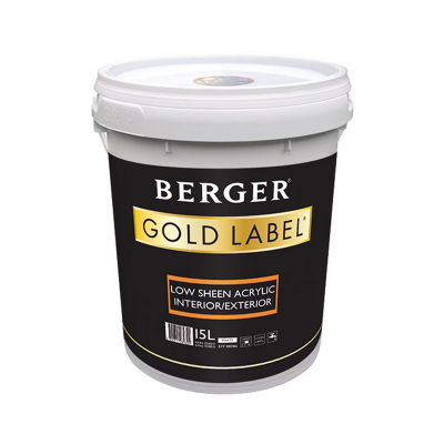 Berger Gold Acr Satin White 10l
