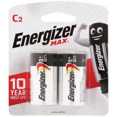 Energizer Max Battery C 2 Pack